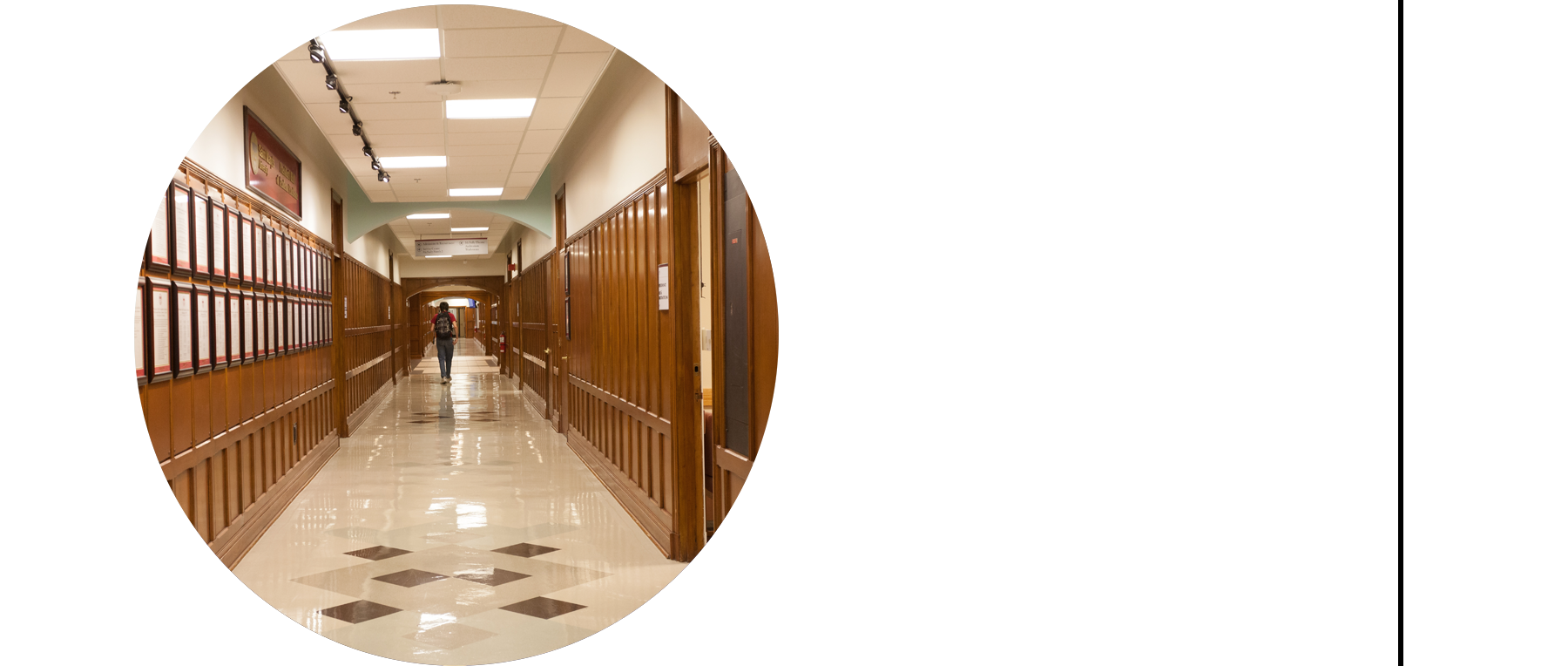 McNally Hallway w/t Space and Line