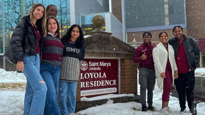In front of Loyola photo