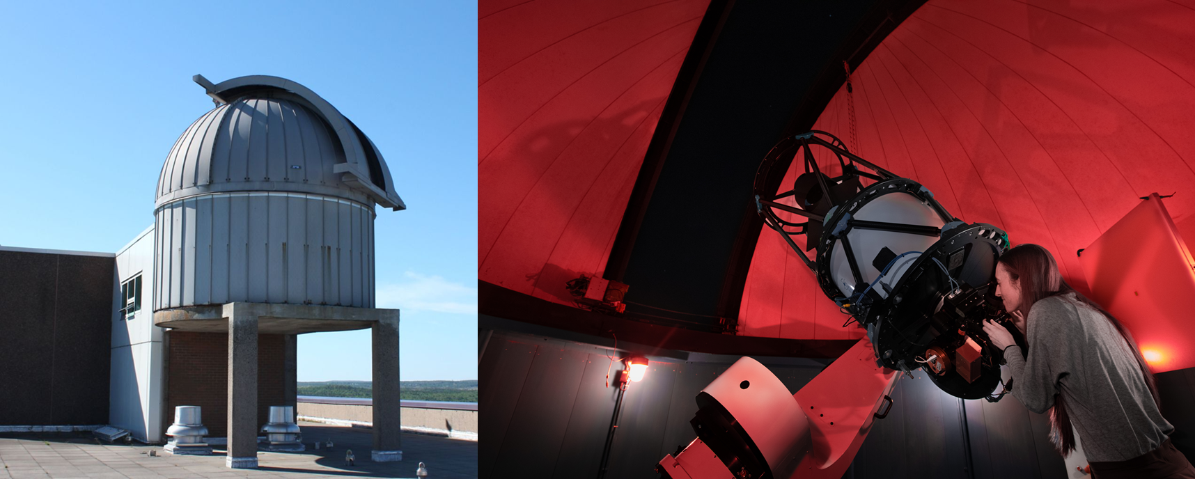 Image showing inside and outside of observatory
